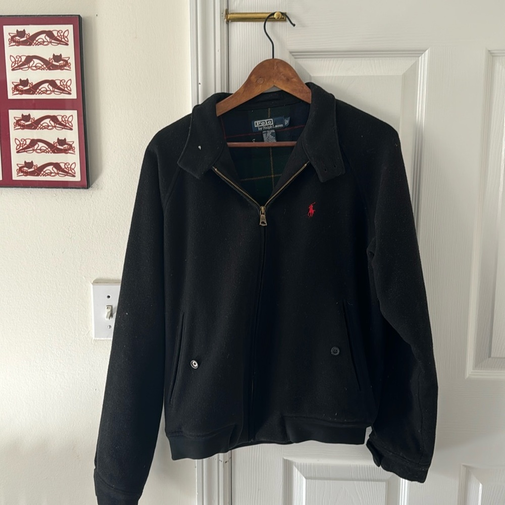 Ralph Lauren black wool jacket men’s size S